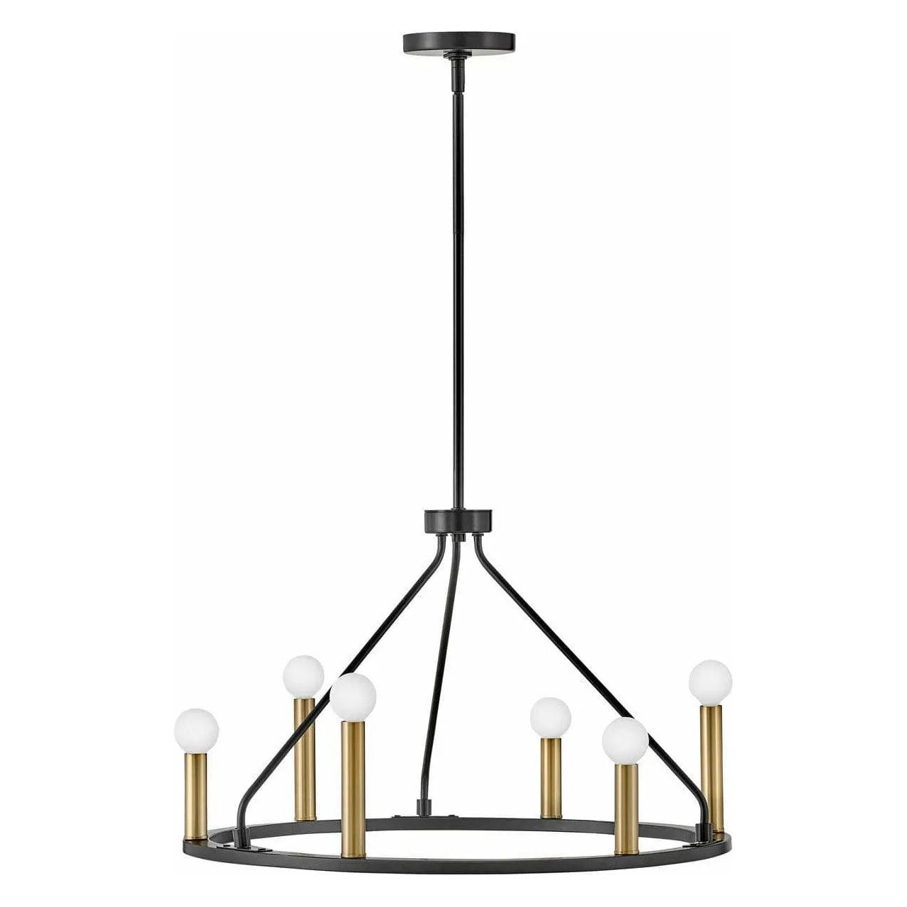 Lark - Lazlo Chandelier - 83155BK | Montreal Lighting & Hardware