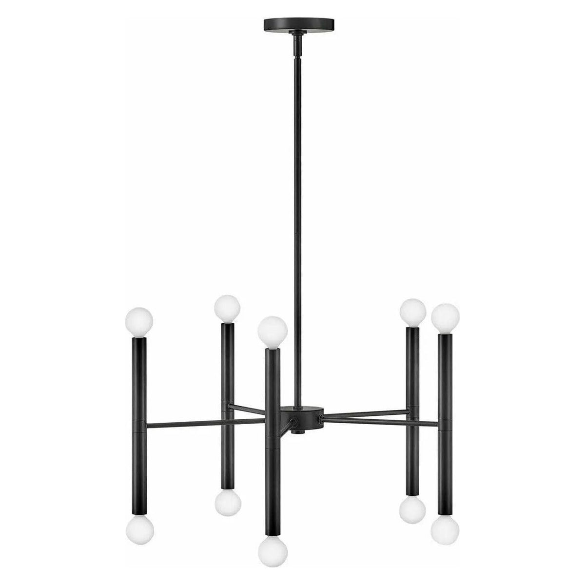 Lark - Millie Convertible Chandelier - 83198BK | Montreal Lighting & Hardware