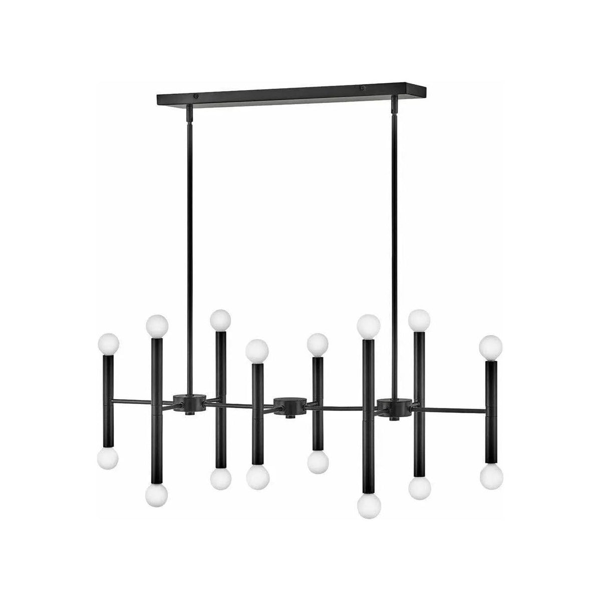 Lark - Millie Convertible Linear Chandelier - 83196BK | Montreal Lighting & Hardware