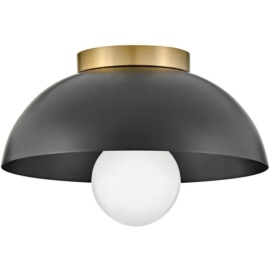 Lark - Stu LED Flush Mount - 83301BK | Montreal Lighting & Hardware