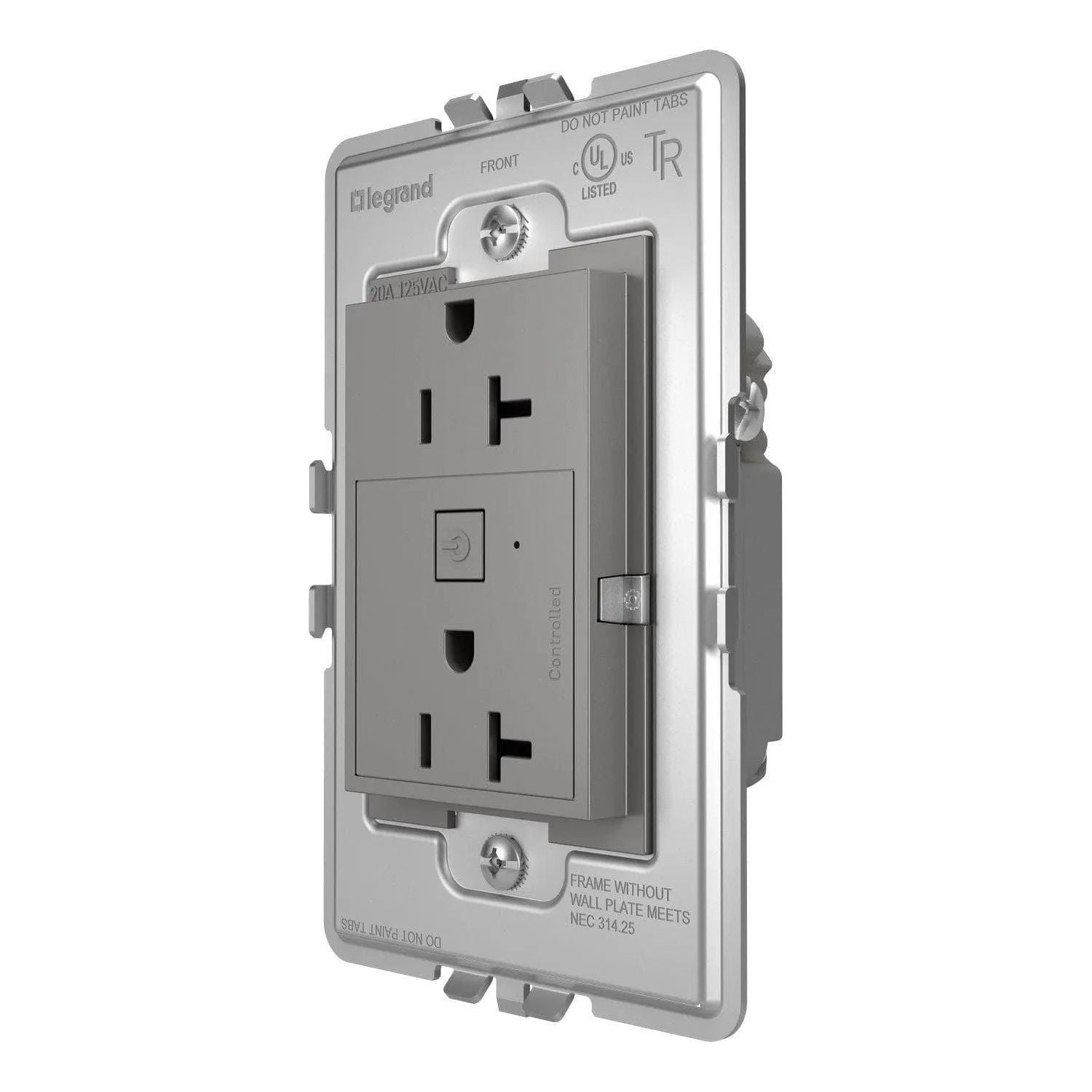 Legrand - adorne® Smart 20A Outlet with Netatmo Plus Size - WNAR203M1 | Montreal Lighting & Hardware