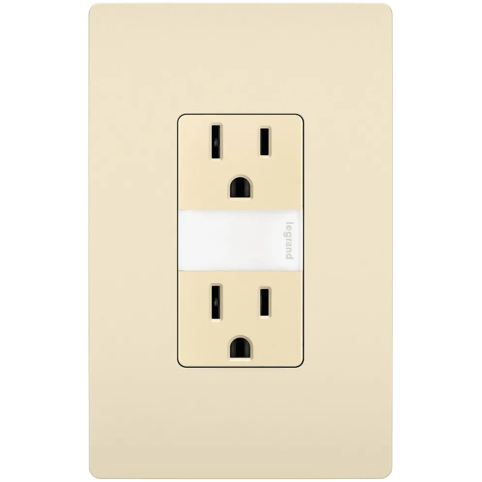 Legrand Radiant - radiant® 15A Tamper Resistant Outlet with Night Light - NTL885TRLACC6 | Montreal Lighting & Hardware