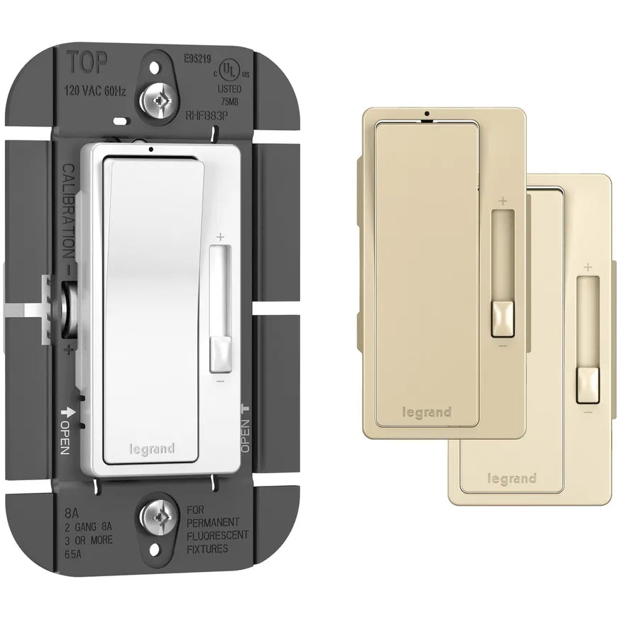 Legrand Radiant - radiant® 2-Wire Fluorescent Dimmer - RHFB83PTC | Montreal Lighting & Hardware