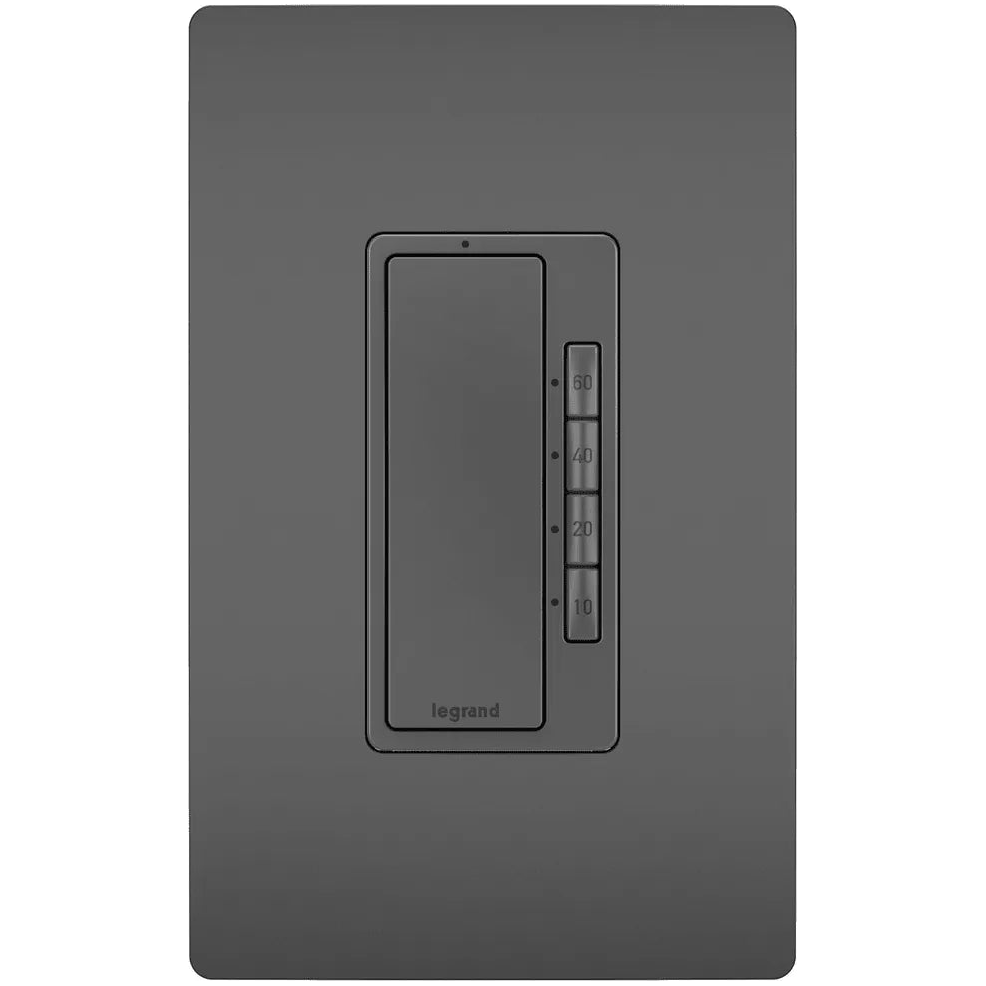 Legrand Radiant - radiant® 4-Button Digital Timer - RT2BK | Montreal Lighting & Hardware