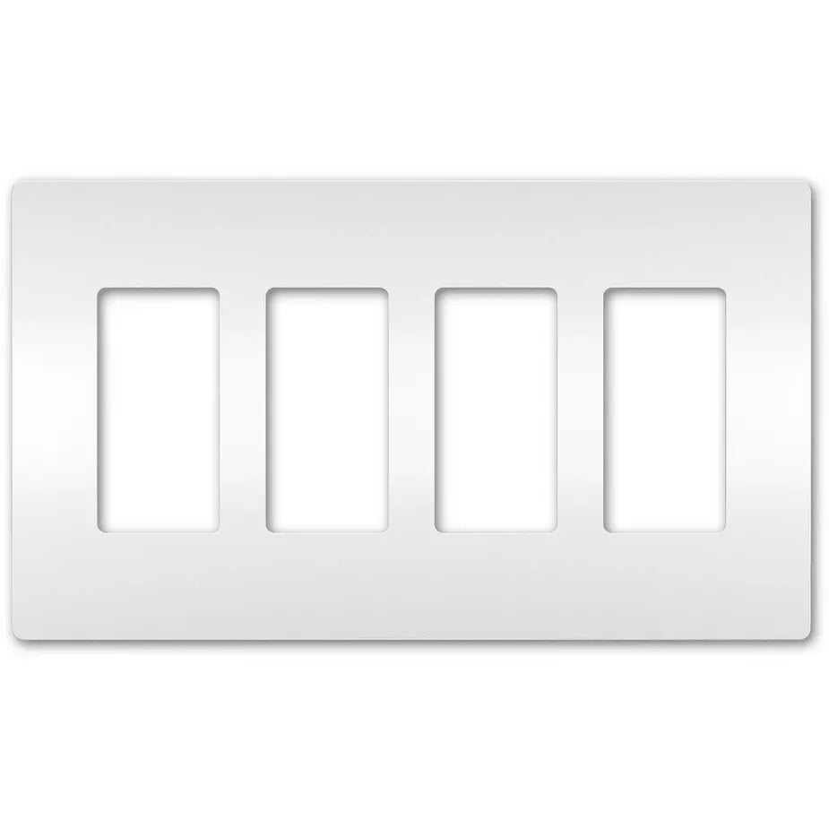 Legrand Radiant - radiant® Four-Gang Screwless Wall Plate - RWP264W | Montreal Lighting & Hardware