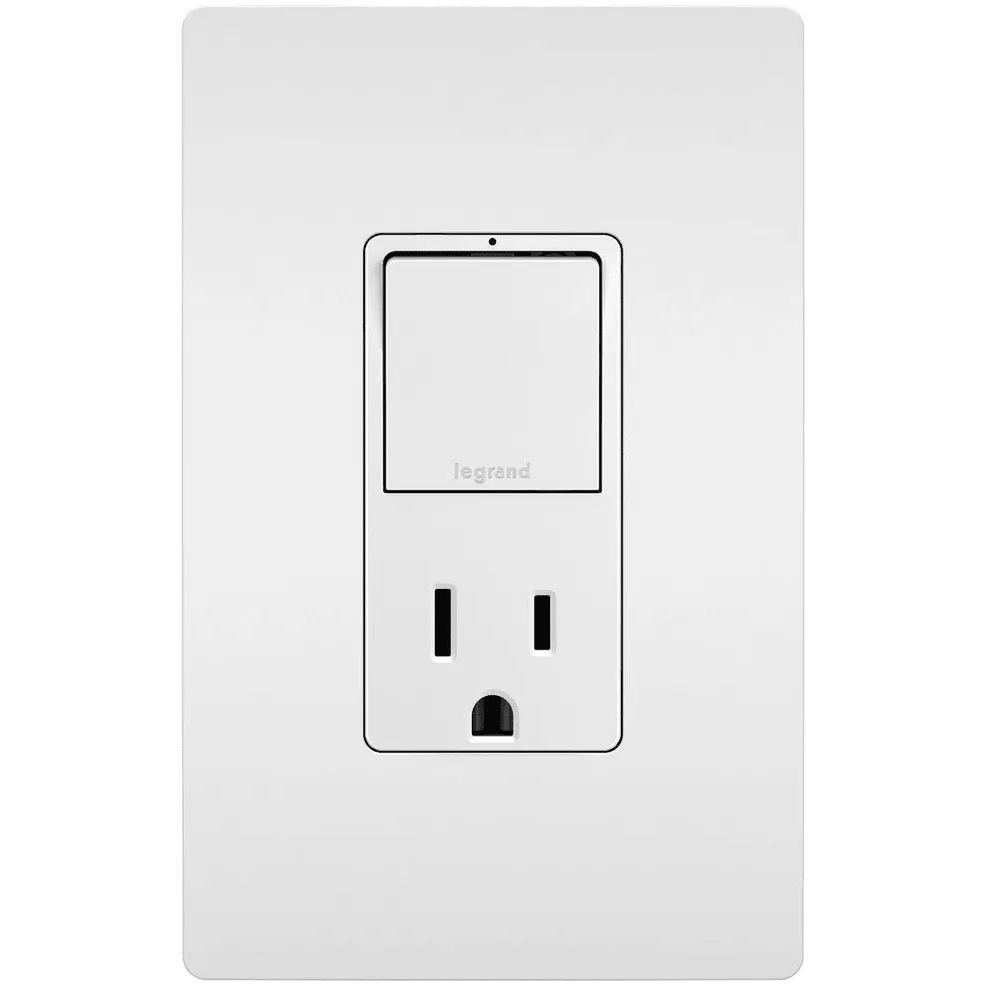 Legrand Radiant - radiant® Single Pole/3-Way Switch with 15A Tamper-Resistant Outlet - RCD38TR | Montreal Lighting & Hardware