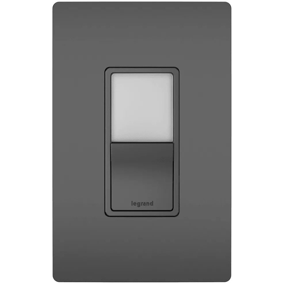 Legrand Radiant - radiant® Single Pole/3-Way Switch with Night Light - NTL873BKCC6 | Montreal Lighting & Hardware