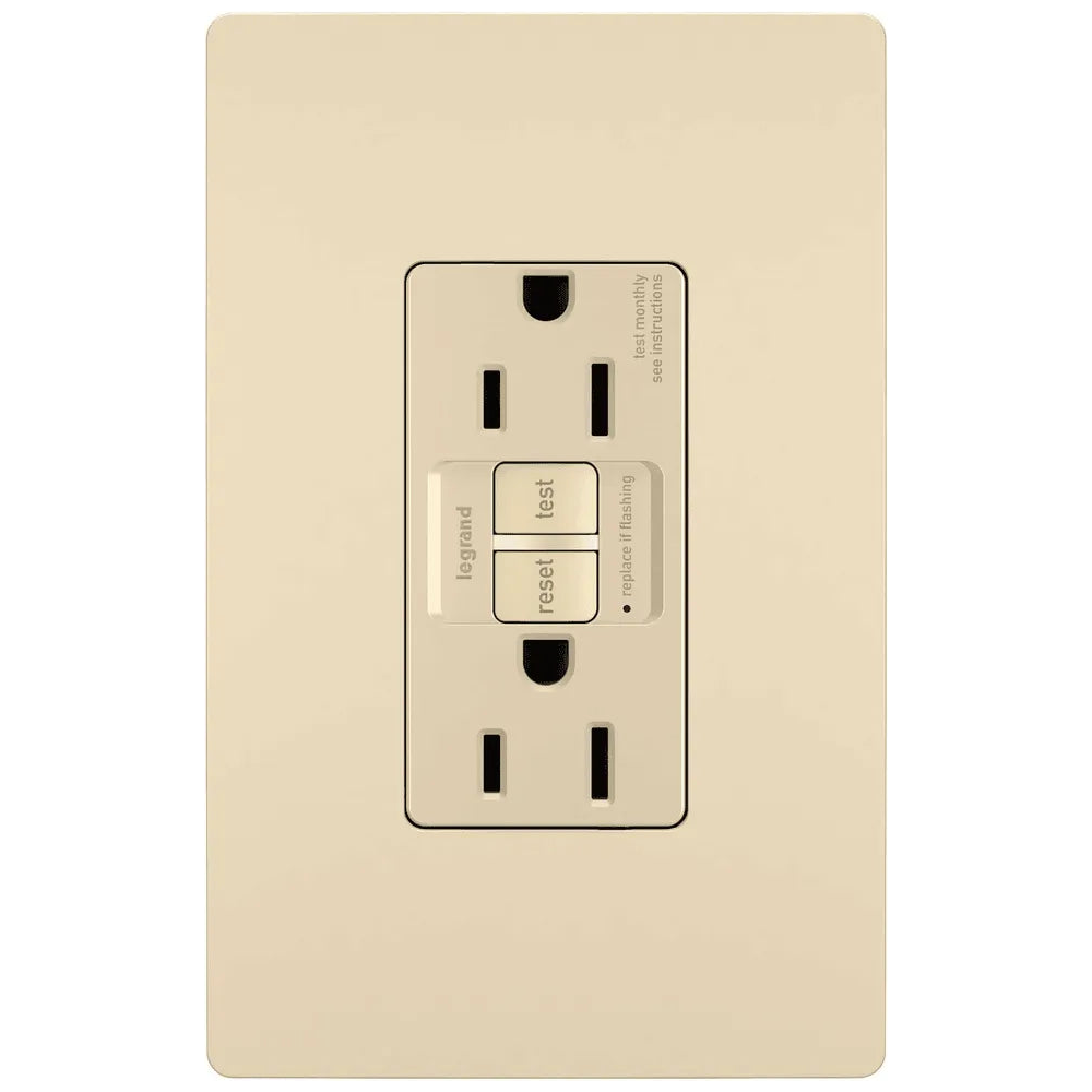 Legrand Radiant - radiant® Spec Grade 15A Self Test GFCI Receptacle - 1597I | Montreal Lighting & Hardware