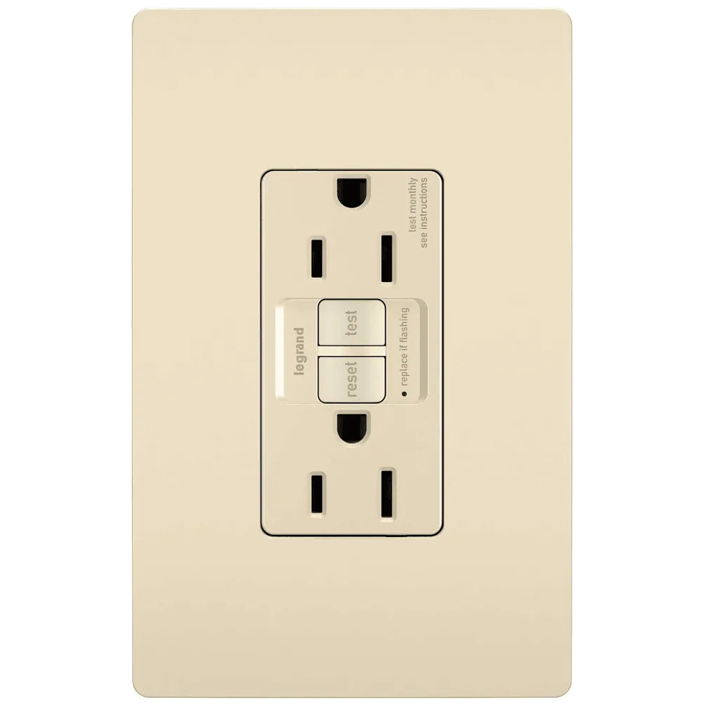 Legrand Radiant - radiant® Spec Grade 15A Self Test GFCI Receptacle - 1597LA | Montreal Lighting & Hardware