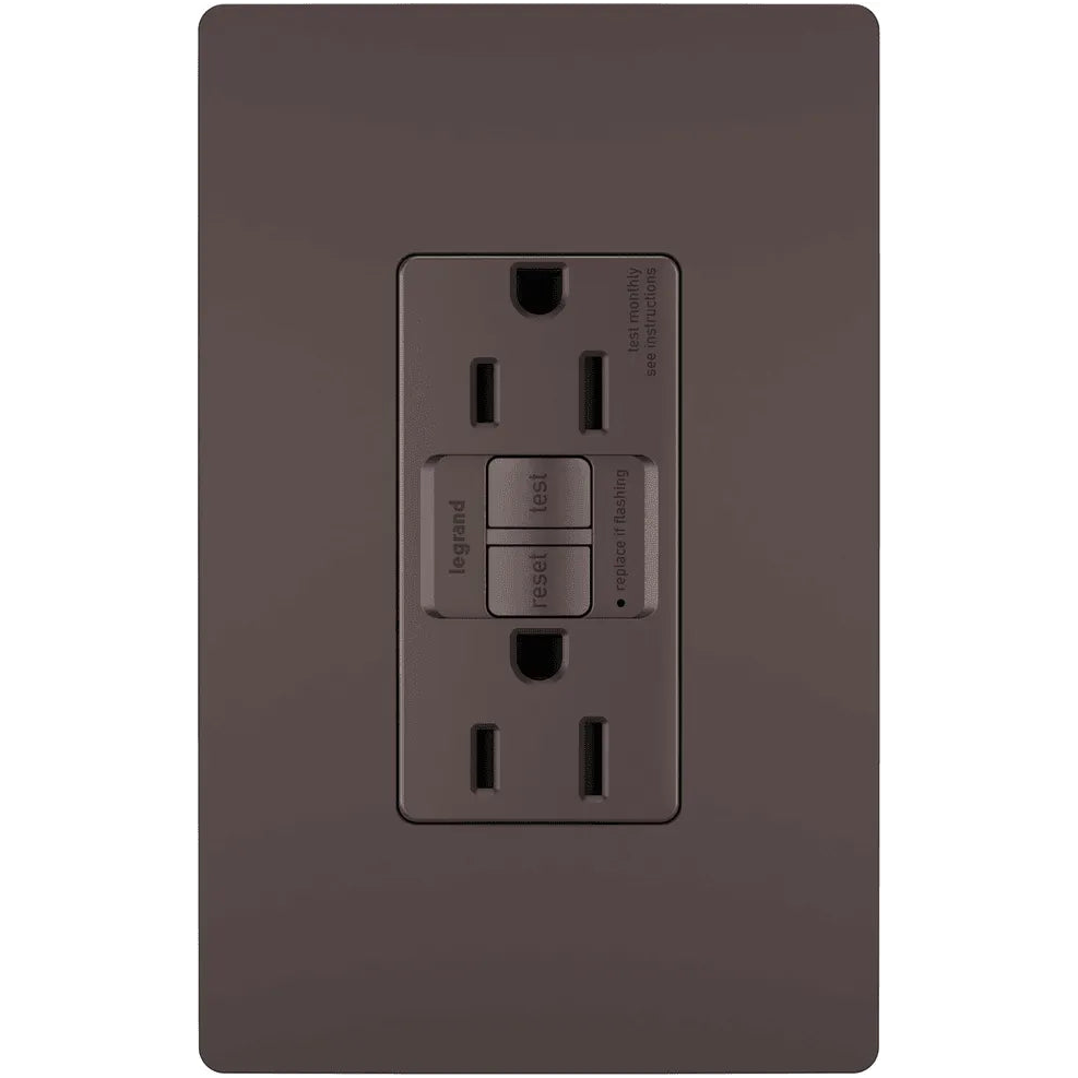 Legrand Radiant - radiant® Spec Grade 15A Tamper Resistant Self Test GFCI Receptacle - 1597TRDBCC4 | Montreal Lighting & Hardware