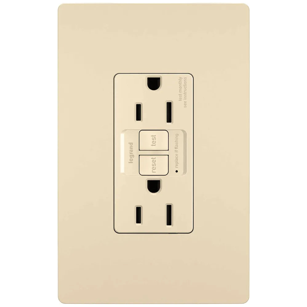 Legrand Radiant - radiant® Spec Grade 15A Tamper Resistant Self Test GFCI Receptacle - 1597TRI | Montreal Lighting & Hardware