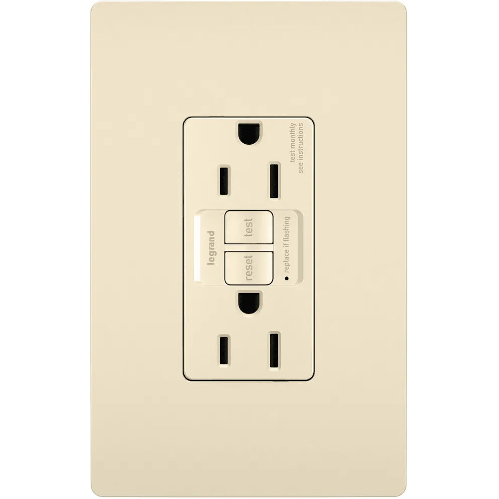 Legrand Radiant - radiant® Spec Grade 15A Tamper Resistant Self Test GFCI Receptacle - 1597TRLA | Montreal Lighting & Hardware