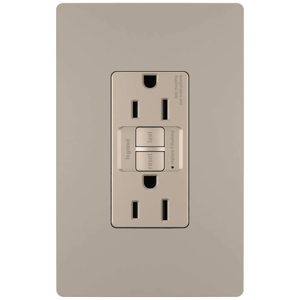 Legrand Radiant - radiant® Spec Grade 15A Tamper Resistant Self Test GFCI Receptacle - 1597TRNICC4 | Montreal Lighting & Hardware