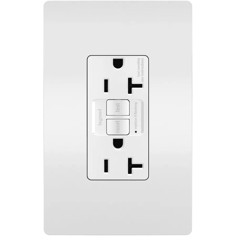 Legrand Radiant - radiant® Spec Grade 20A Self Test GFCI Receptacle - 2097 | Montreal Lighting & Hardware