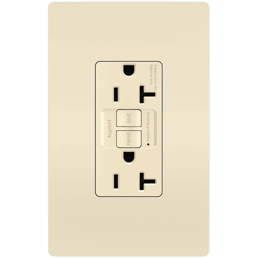 Legrand Radiant - radiant® Spec Grade 20A Self Test GFCI Receptacle - 2097LA | Montreal Lighting & Hardware