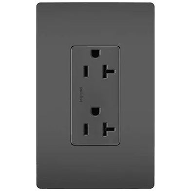 Legrand Radiant - radiant® Spec Grade 20A Tamper Resistant Receptacle - TR26352RBK | Montreal Lighting & Hardware