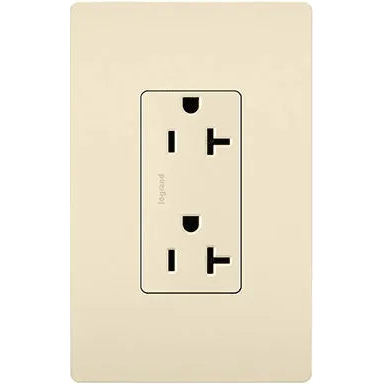 Legrand Radiant - radiant® Spec Grade 20A Tamper Resistant Receptacle - TR26352RLA | Montreal Lighting & Hardware