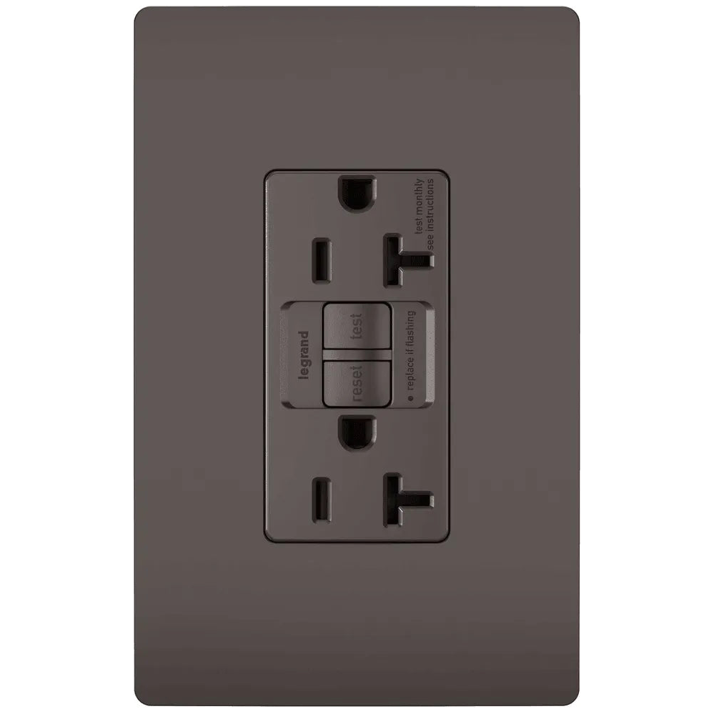 Legrand Radiant - radiant® Spec Grade 20A Tamper Resistant Self Test GFCI Receptacle - 2097TR | Montreal Lighting & Hardware