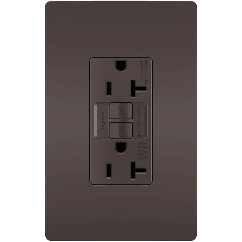 Legrand Radiant - radiant® Spec Grade 20A Weather Resistant Self Test GFCI Receptacle - 2097TRWR | Montreal Lighting & Hardware