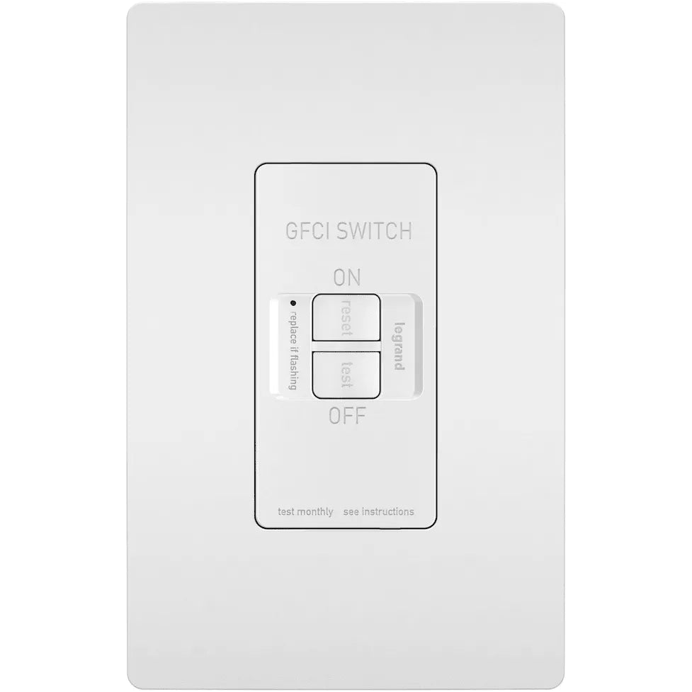 Legrand Radiant - radiant® Spec Grade Dead Front 20A Self Test GFCI Receptacle - 2087W | Montreal Lighting & Hardware