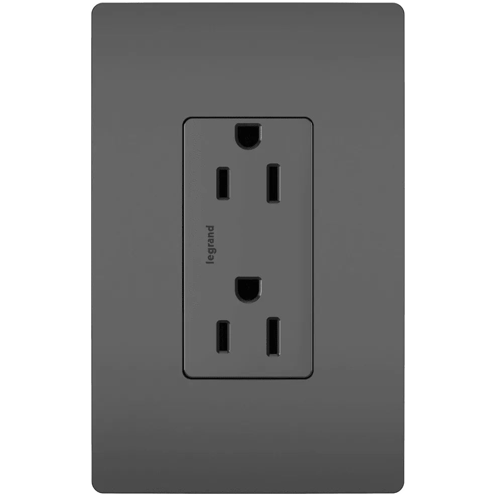 Legrand Radiant - radiant® Tamper Resistant Outlet - 885TRBK | Montreal Lighting & Hardware