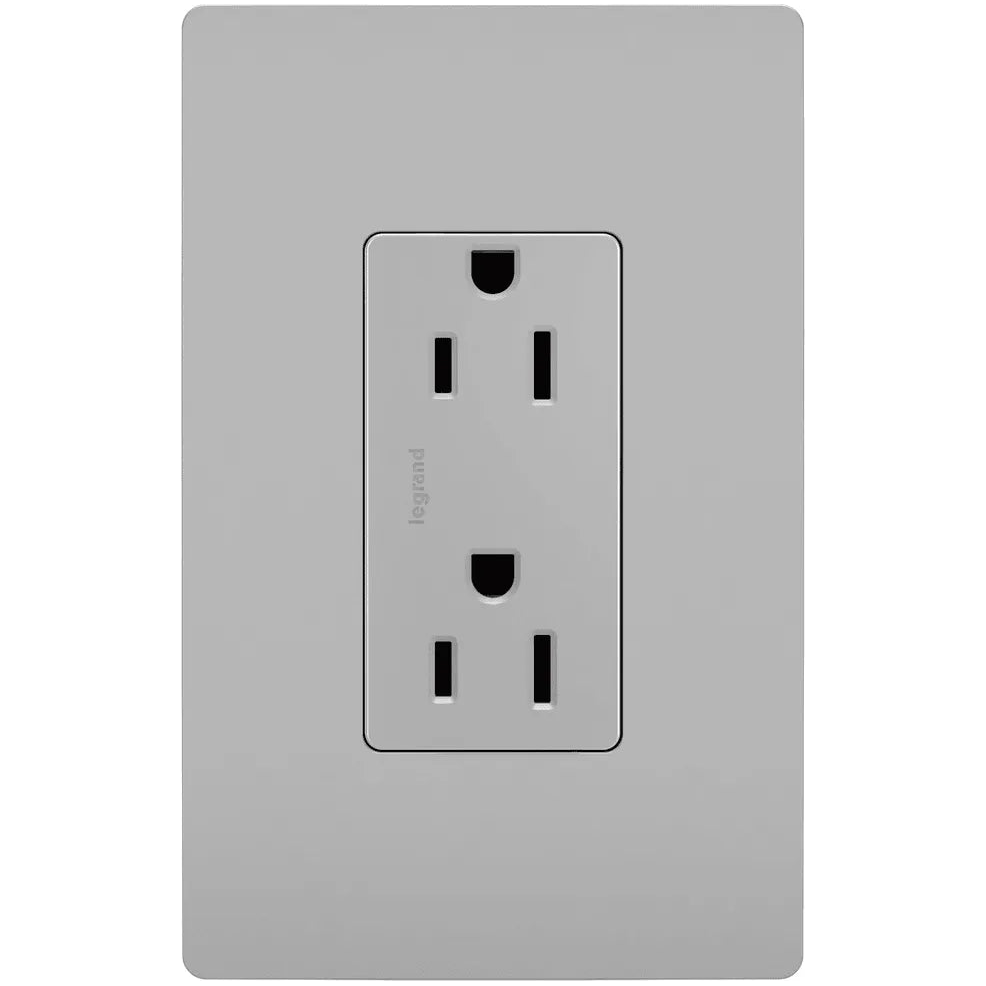 Legrand Radiant - radiant® Tamper Resistant Outlet - 885TRGRY | Montreal Lighting & Hardware