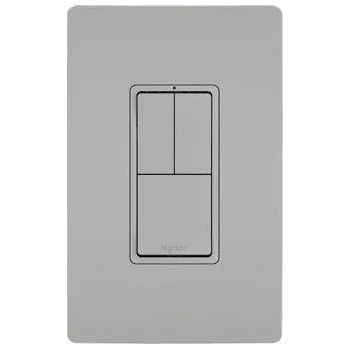 Legrand Radiant - radiant® Two Single-Pole Switches and Single Pole/3-Way Switch - RCD113GRY | Montreal Lighting & Hardware