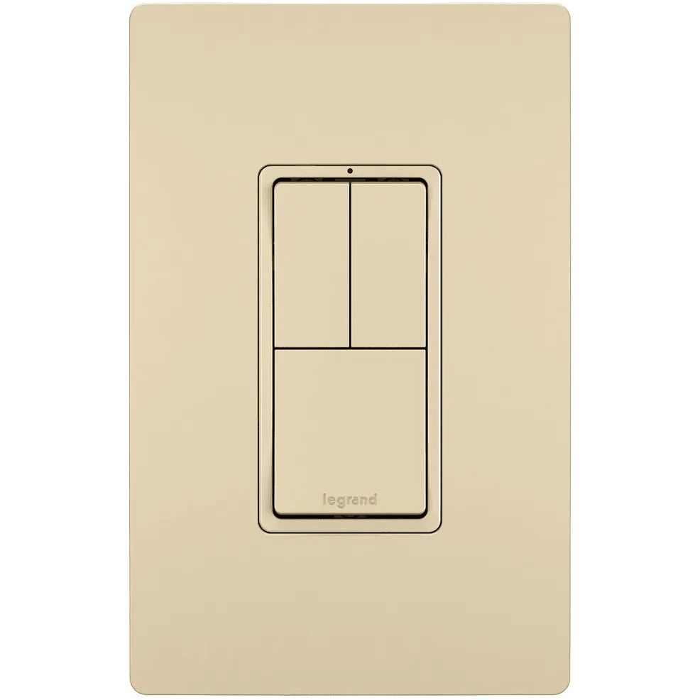 Legrand Radiant - radiant® Two Single-Pole Switches and Single Pole/3-Way Switch - RCD113I | Montreal Lighting & Hardware