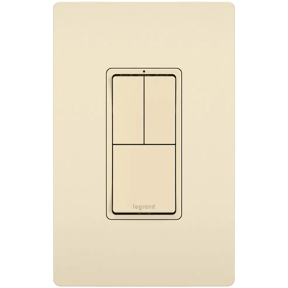 Legrand Radiant - radiant® Two Single-Pole Switches and Single Pole/3-Way Switch - RCD113LA | Montreal Lighting & Hardware