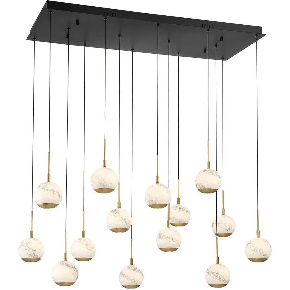 Lib&Co. - Baveno Linear Chandelier - 10209-02 | Montreal Lighting & Hardware