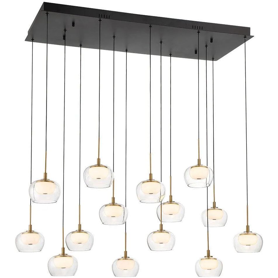 Lib&Co. - Manarola Linear Chandelier - 10218-02 | Montreal Lighting & Hardware