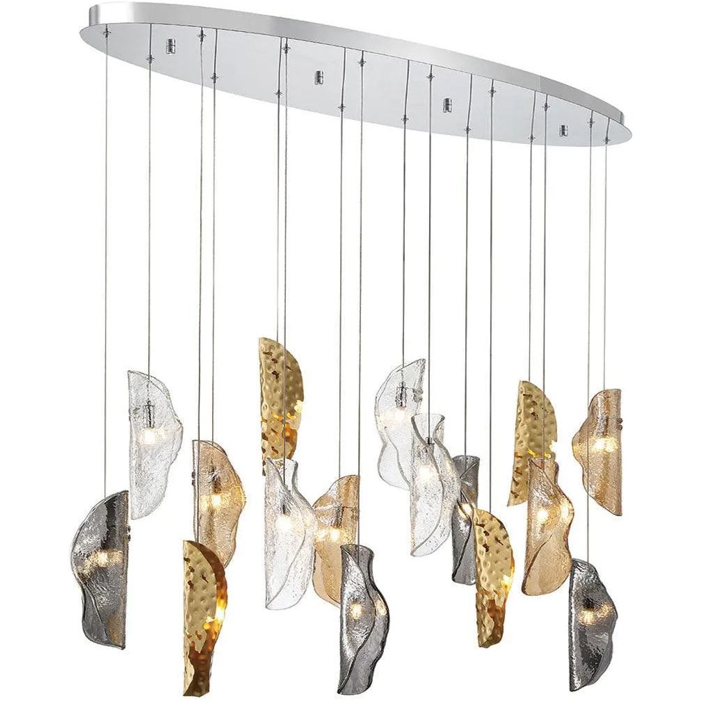 Lib&Co. - Sorrento Linear Chandelier - 10172-024 | Montreal Lighting & Hardware