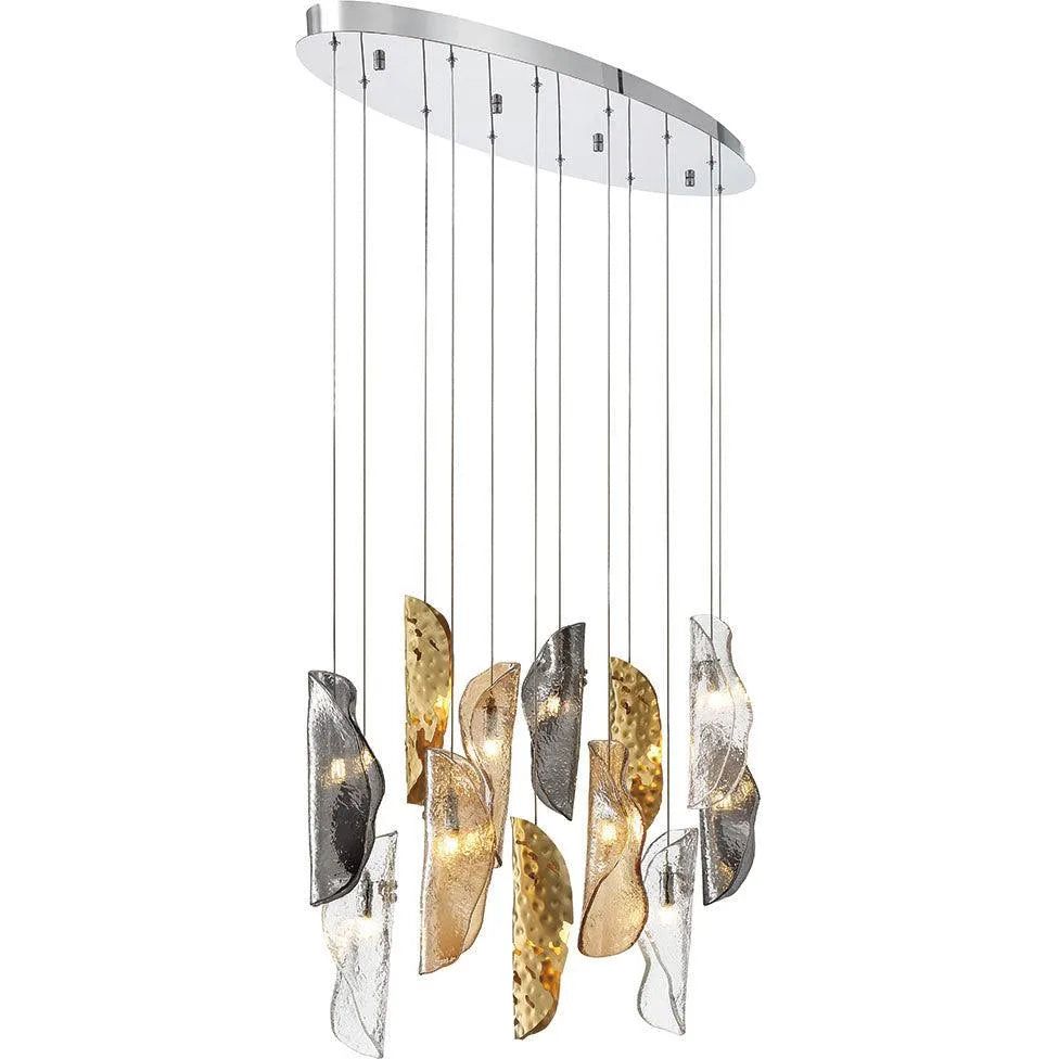 Lib&Co. - Sorrento Linear Chandelier - 12034-024 | Montreal Lighting & Hardware