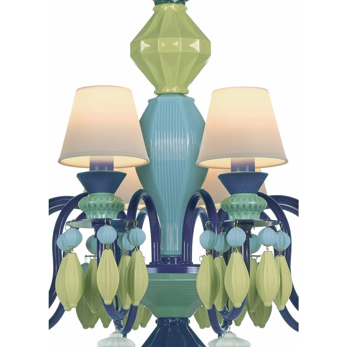 Lladro - Belle de Nuit 12 Lights Chandelier - 01023189 | Montreal Lighting & Hardware