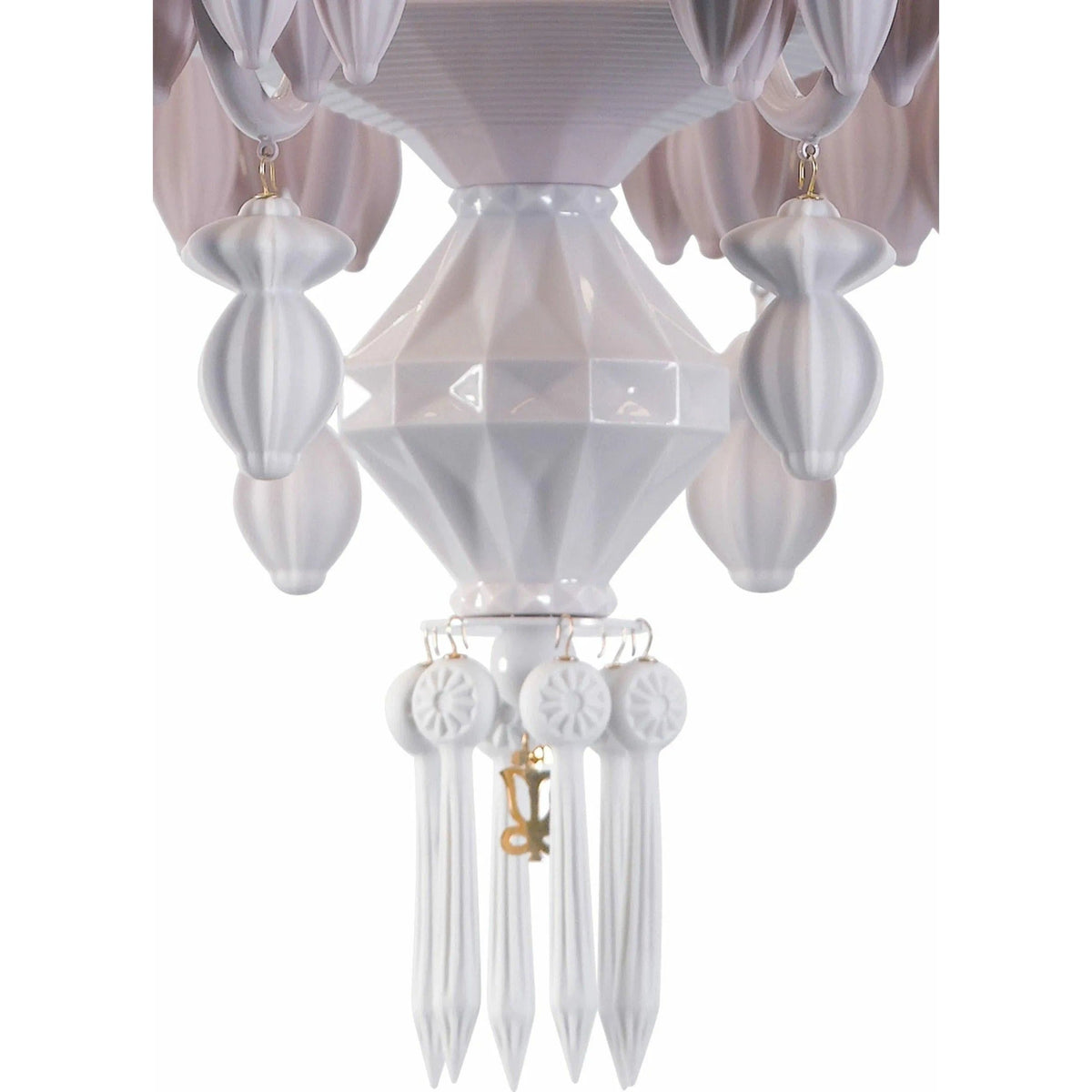 Lladro - Belle de Nuit 12 Lights Chandelier - 01023189 | Montreal Lighting & Hardware