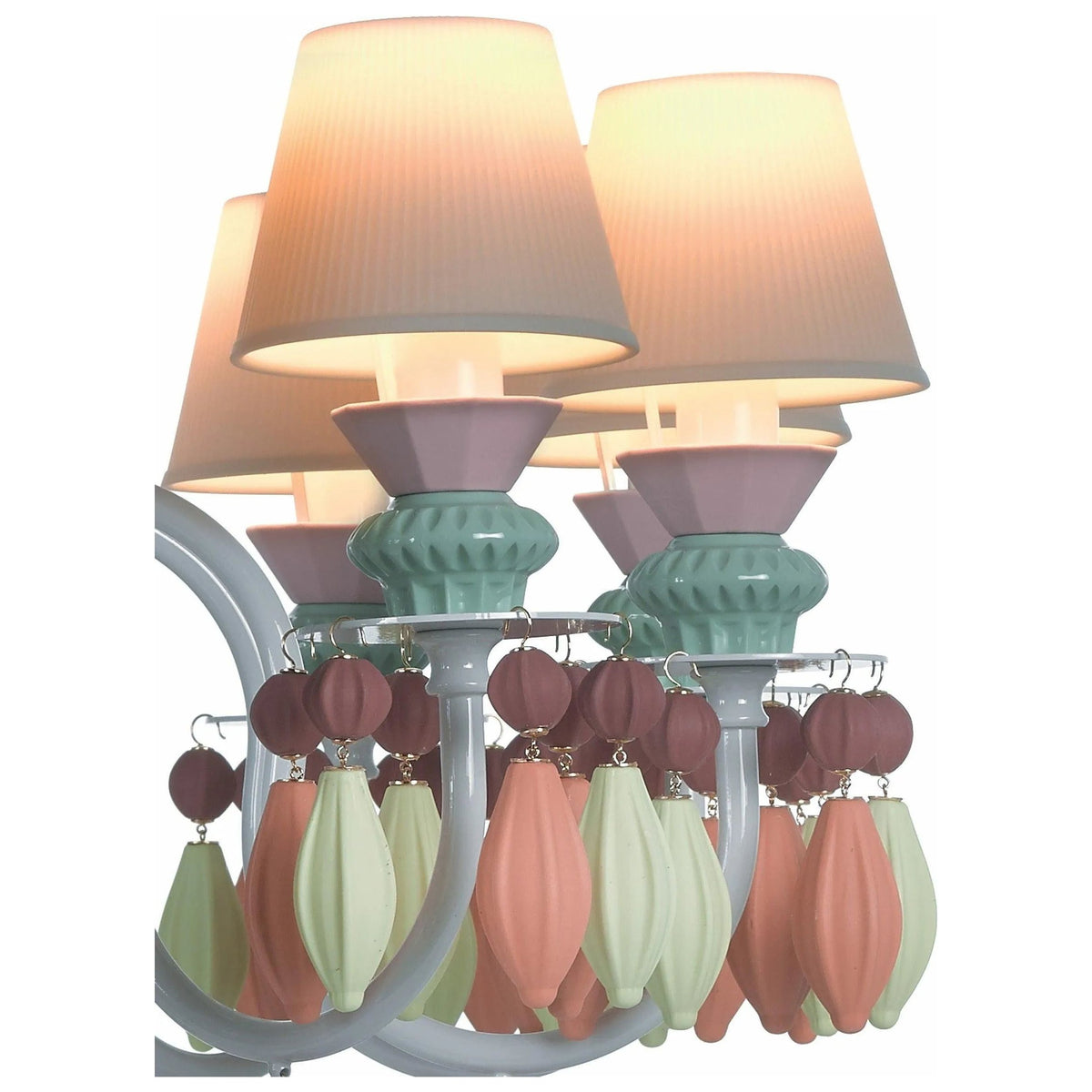 Lladro - Belle de Nuit 12 Lights Chandelier - 01023189 | Montreal Lighting & Hardware