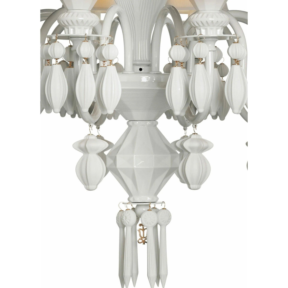 Lladro - Belle de Nuit 12 Lights Chandelier - 01023189 | Montreal Lighting & Hardware