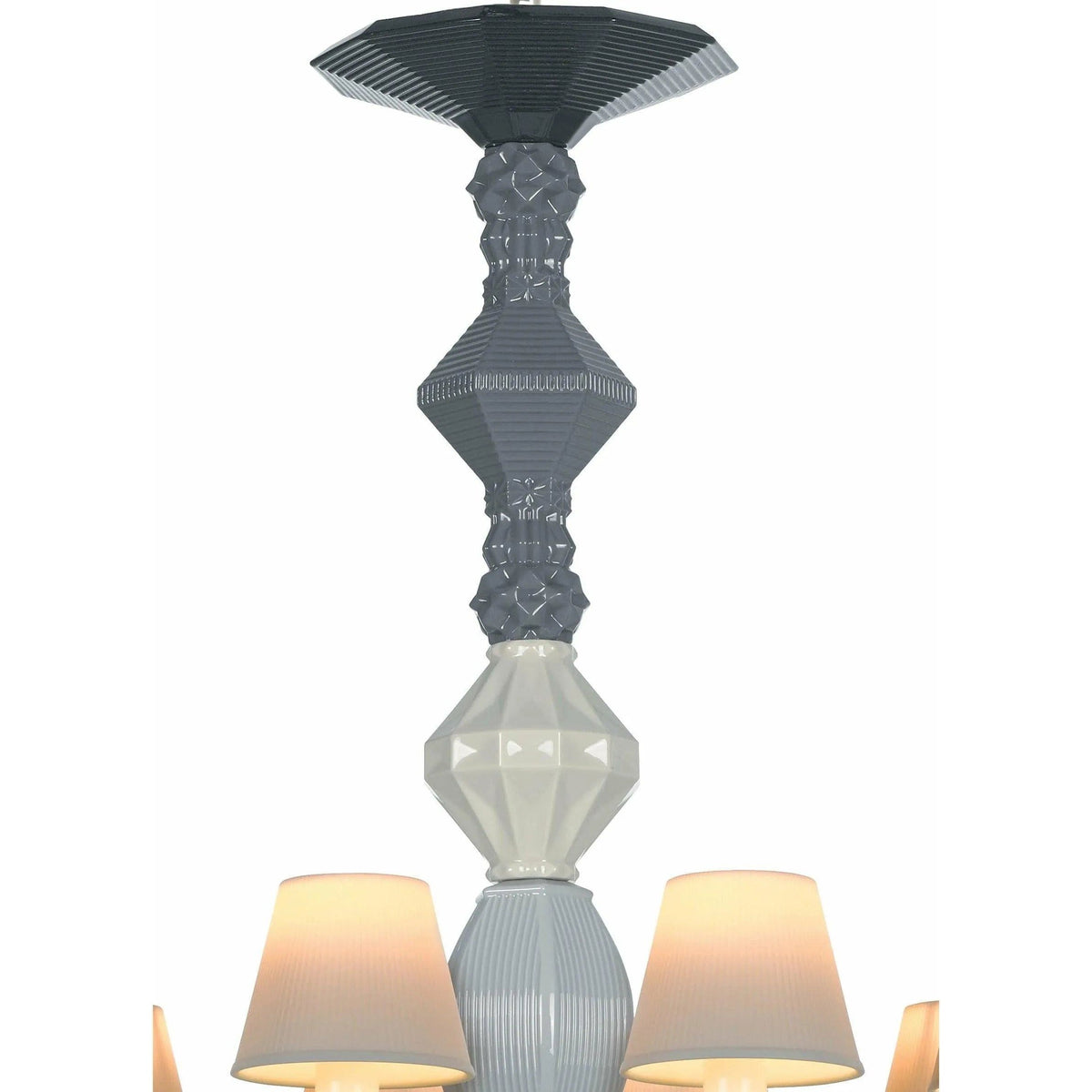 Lladro - Belle de Nuit 12 Lights Chandelier - 01023189 | Montreal Lighting & Hardware