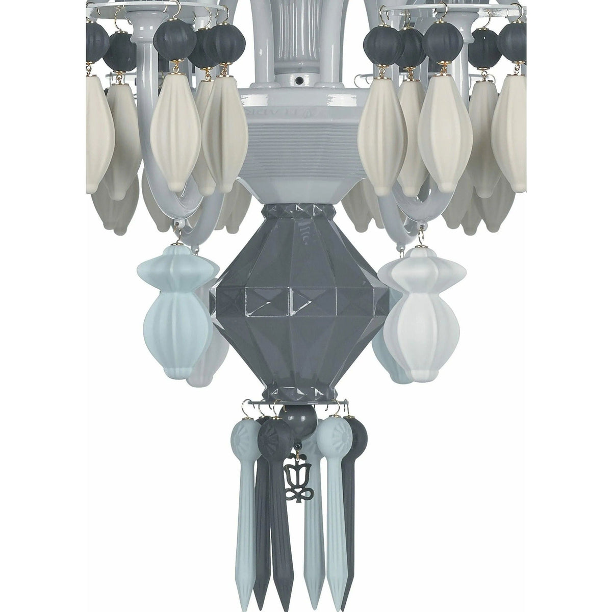 Lladro - Belle de Nuit 12 Lights Chandelier - 01023189 | Montreal Lighting & Hardware