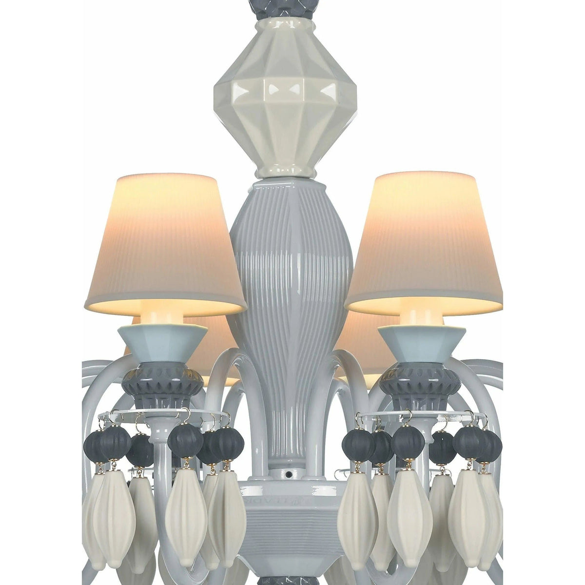 Lladro - Belle de Nuit 12 Lights Chandelier - 01023189 | Montreal Lighting & Hardware