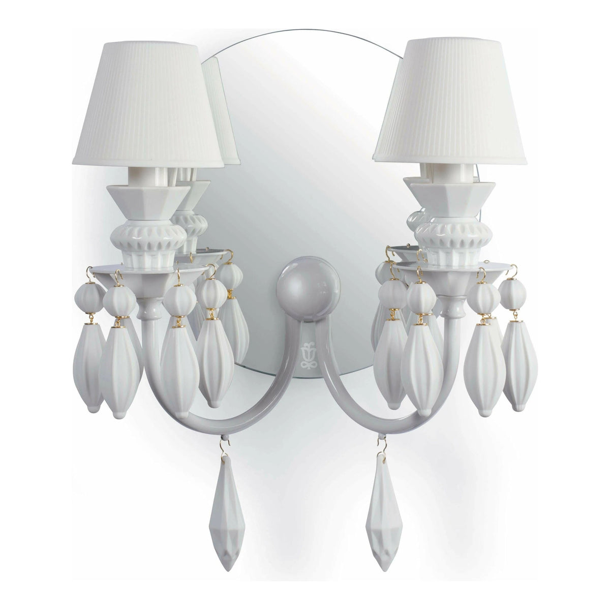 Lladro - Belle de Nuit 2 Lights Wall Sconce - 01023198 | Montreal Lighting & Hardware