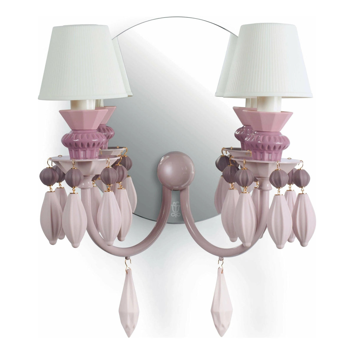 Lladro - Belle de Nuit 2 Lights Wall Sconce - 01023278 | Montreal Lighting & Hardware