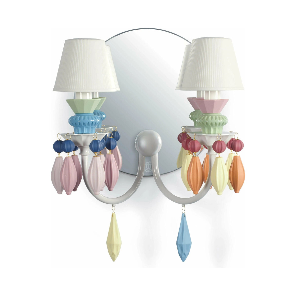 Lladro - Belle de Nuit 2 Lights Wall Sconce - 01023298 | Montreal Lighting & Hardware