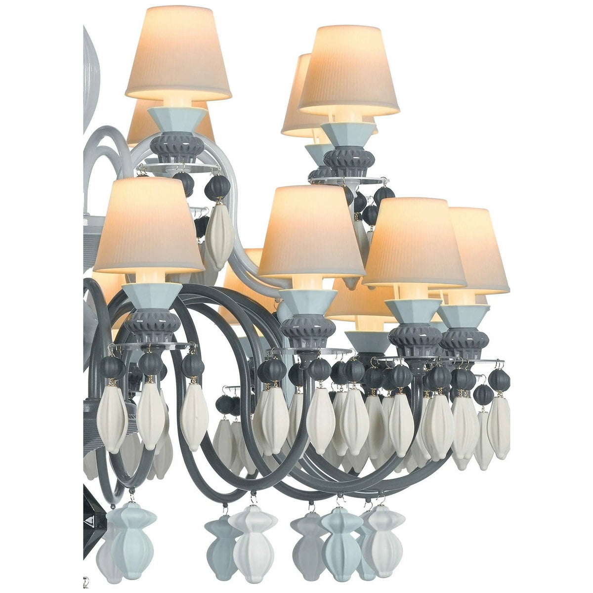 Lladro - Belle de Nuit 24 Lights Chandelier - 01023914 | Montreal Lighting & Hardware