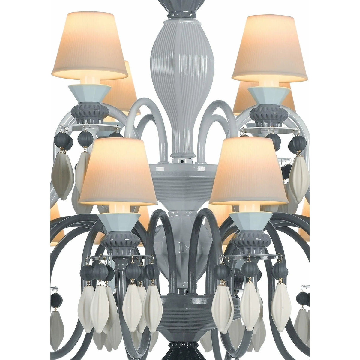 Lladro - Belle de Nuit 24 Lights Chandelier - 01023914 | Montreal Lighting & Hardware