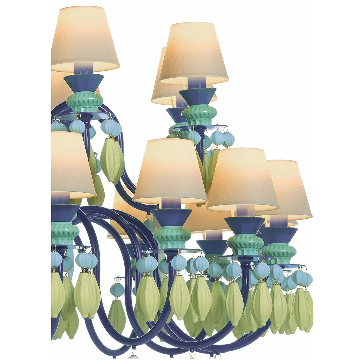 Lladro - Belle de Nuit 24 Lights Chandelier - 01023914 | Montreal Lighting & Hardware