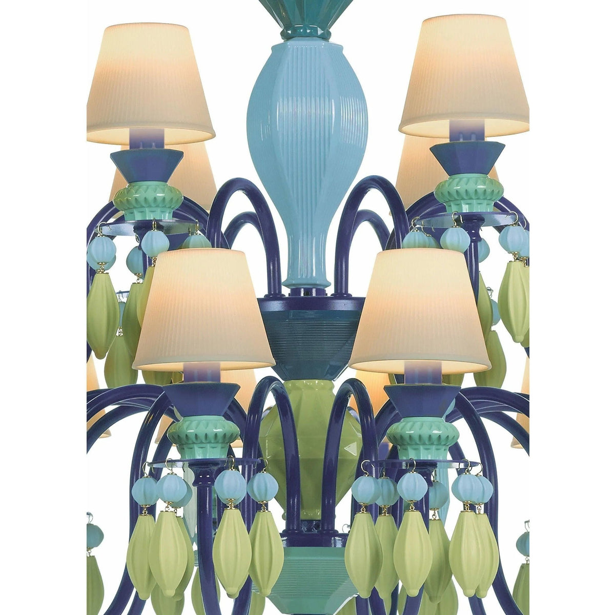 Lladro - Belle de Nuit 24 Lights Chandelier - 01023914 | Montreal Lighting & Hardware