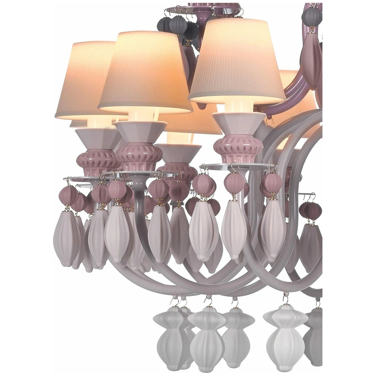 Lladro - Belle de Nuit 24 Lights Chandelier - 01023914 | Montreal Lighting & Hardware