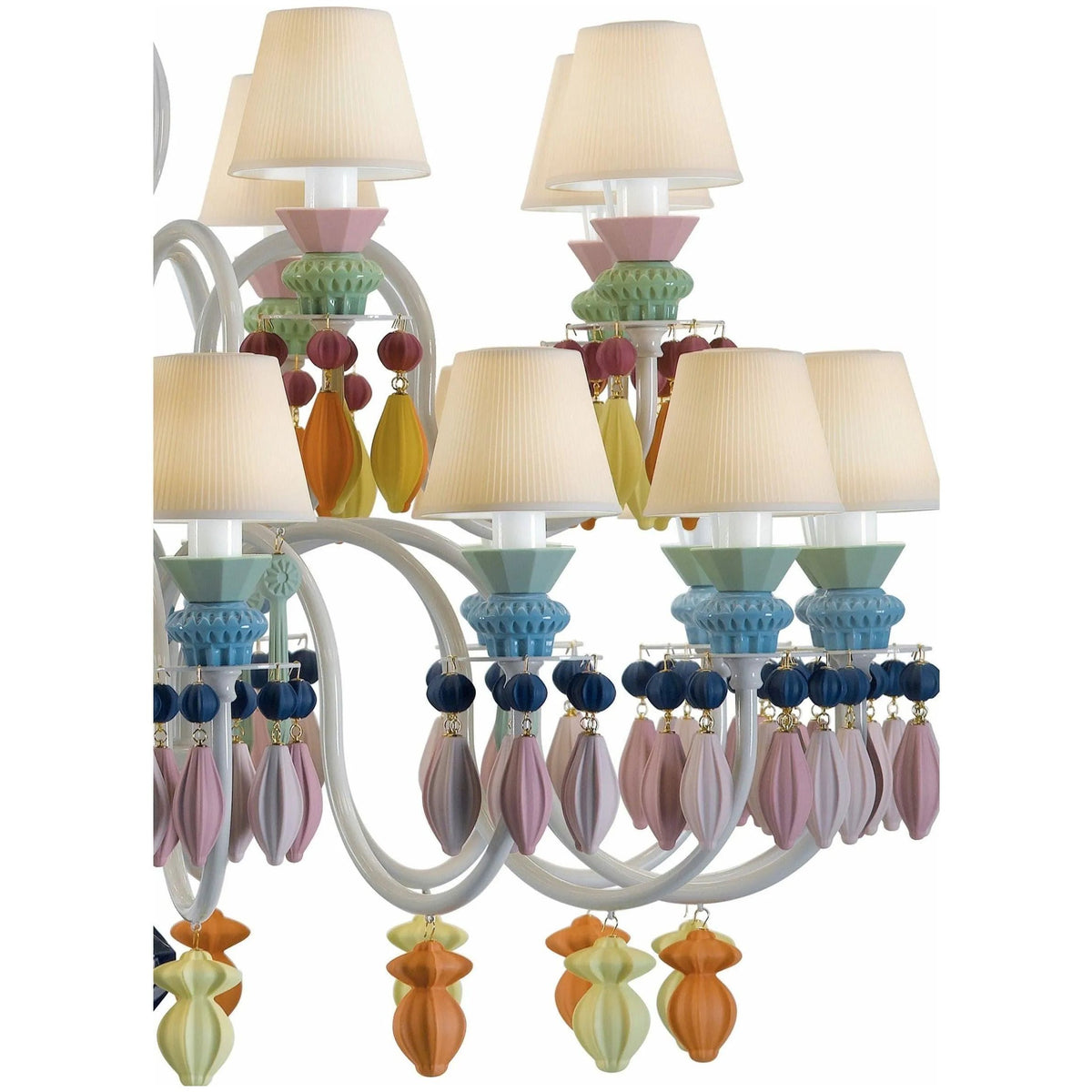 Lladro - Belle de Nuit 24 Lights Chandelier - 01023914 | Montreal Lighting & Hardware