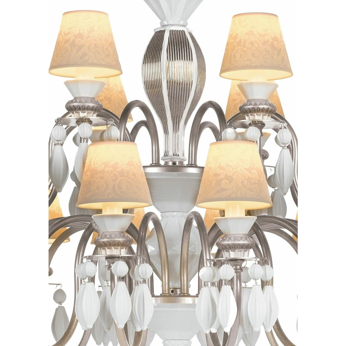 Lladro - Belle de Nuit 24 Lights Chandelier - 01023914 | Montreal Lighting & Hardware